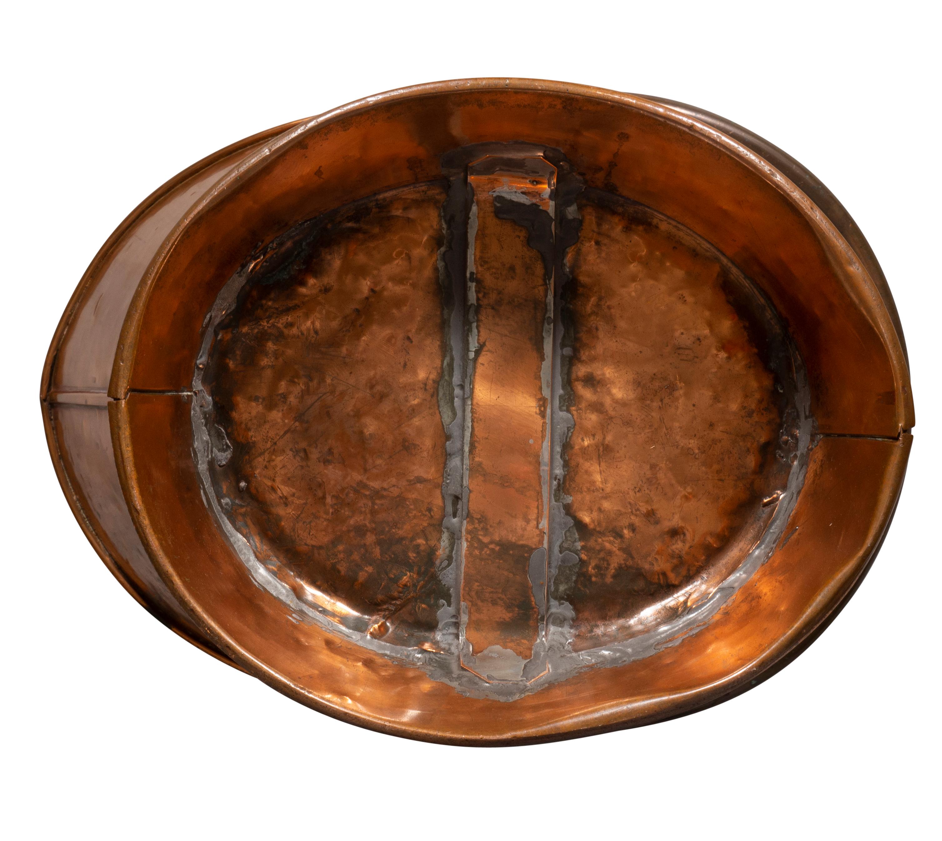 Oval Copper Pail 6