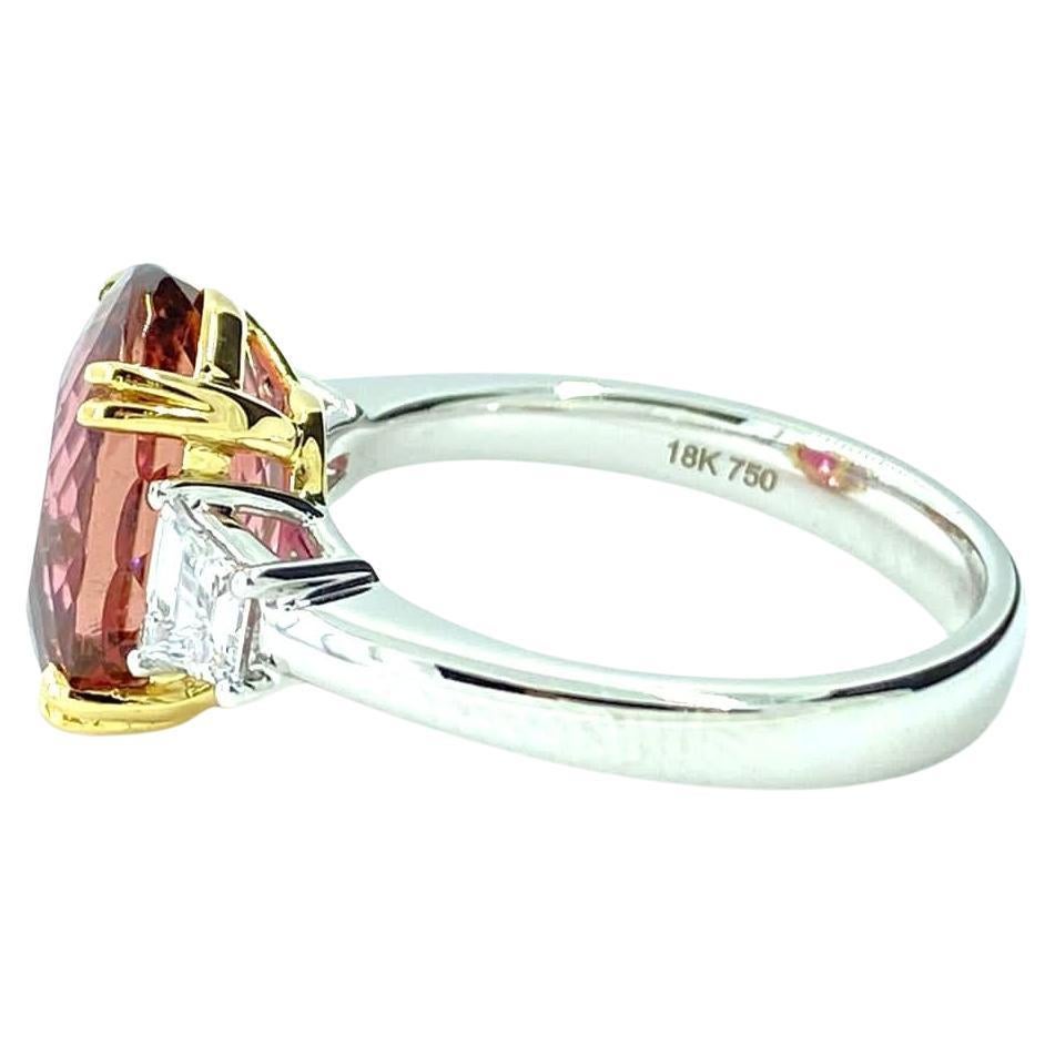 pink stone ring gold
