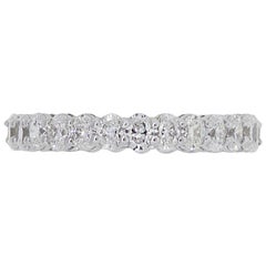 Oval Cut Diamond Eternity Band Oval Cut Diamond Eternity Band