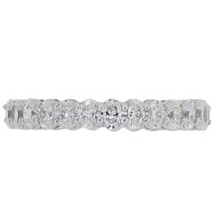 oval eternity band boca raton Oval Cut Diamond Eternity Band