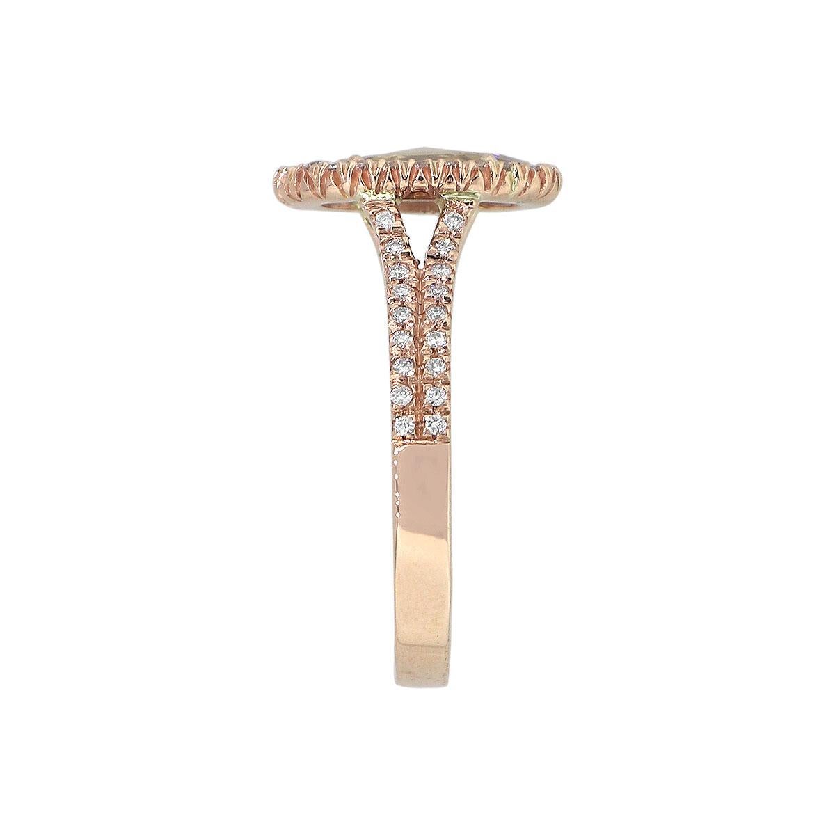 14k Rose Gold 0.85ct Oval Cut Diamond Halo Ring

This stunning Oval Diamond Halo Ring is in excellent condition and is ready to ship!

Style: Halo Ring, Engagement Ring
Material: 14k Rose Gold
Center Diamond: This ring features one Natural Oval Cut