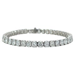 Bracciale Tennis con diamanti taglio ovale in platino (13,1ct VVS) di Arnav