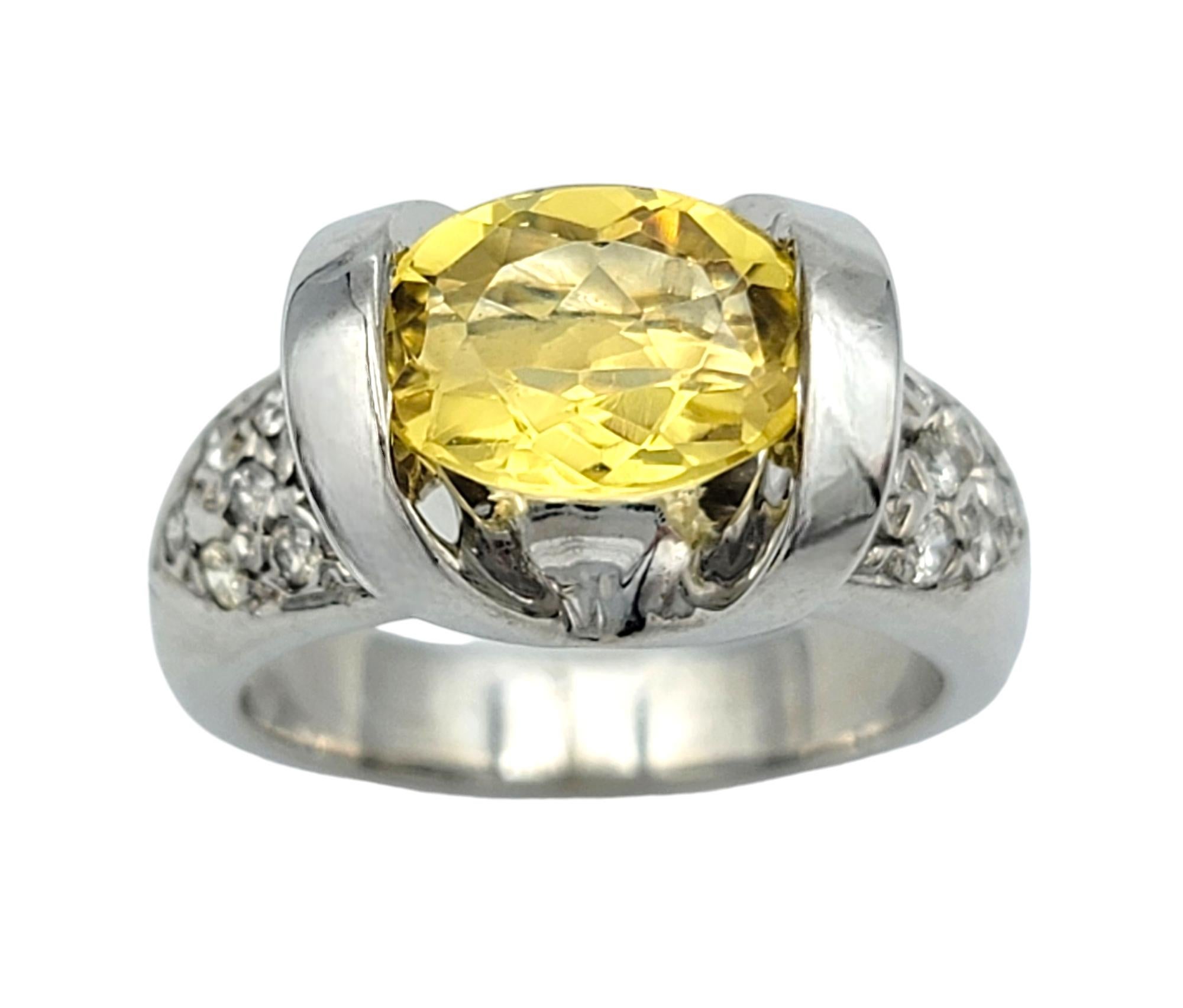 Ring Size: 4.5

Step into elegance with this stunning 14 karat white gold ring, featuring an enchanting oval East-West set beryl stone that exudes sophistication and modern charm. The beryl, known for its captivating clarity and subtle glow, sits