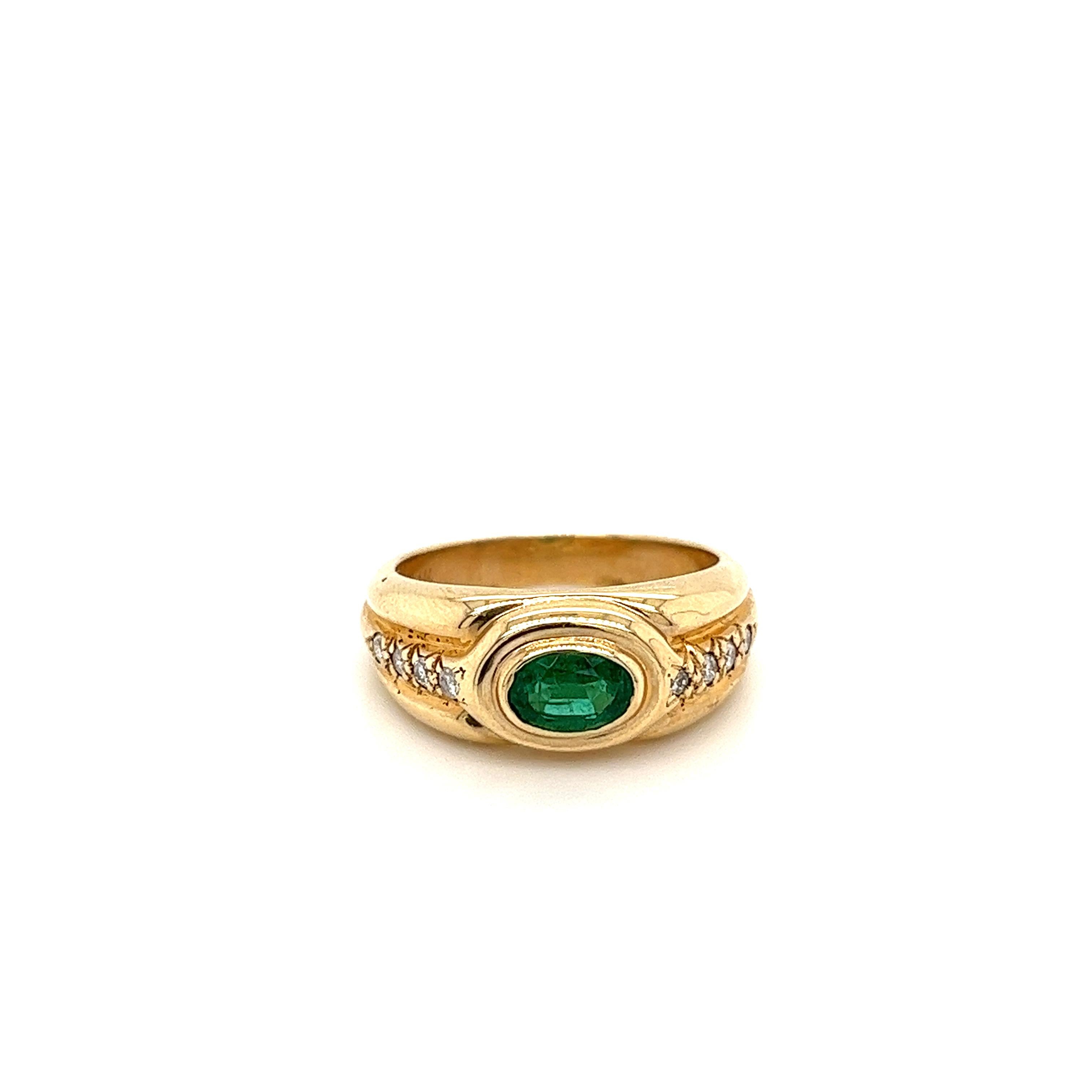 unisex emerald rings
