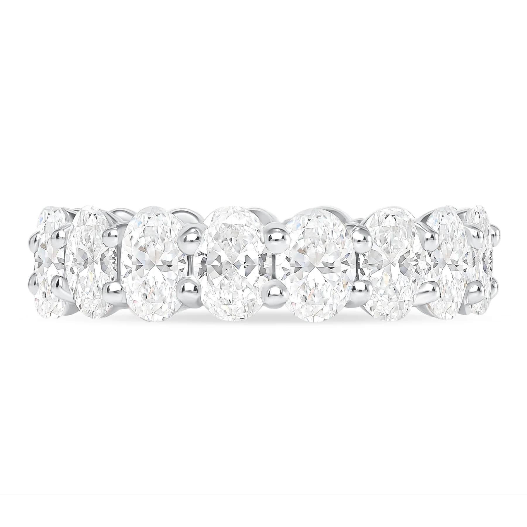 For Sale:  Zariah's Oval Cut Eternity Band Ring 10