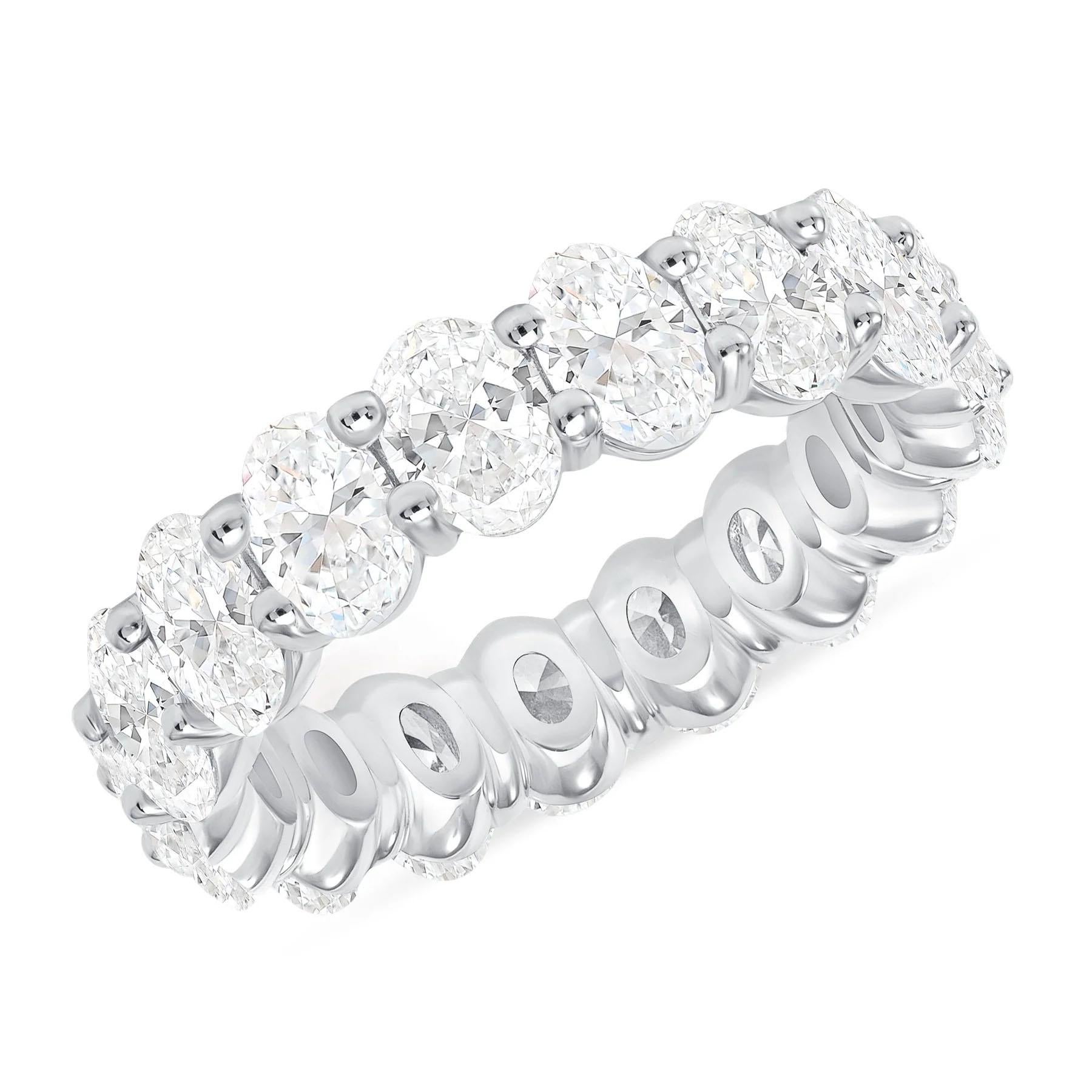 For Sale:  Zariah's Oval Cut Eternity Band Ring 6