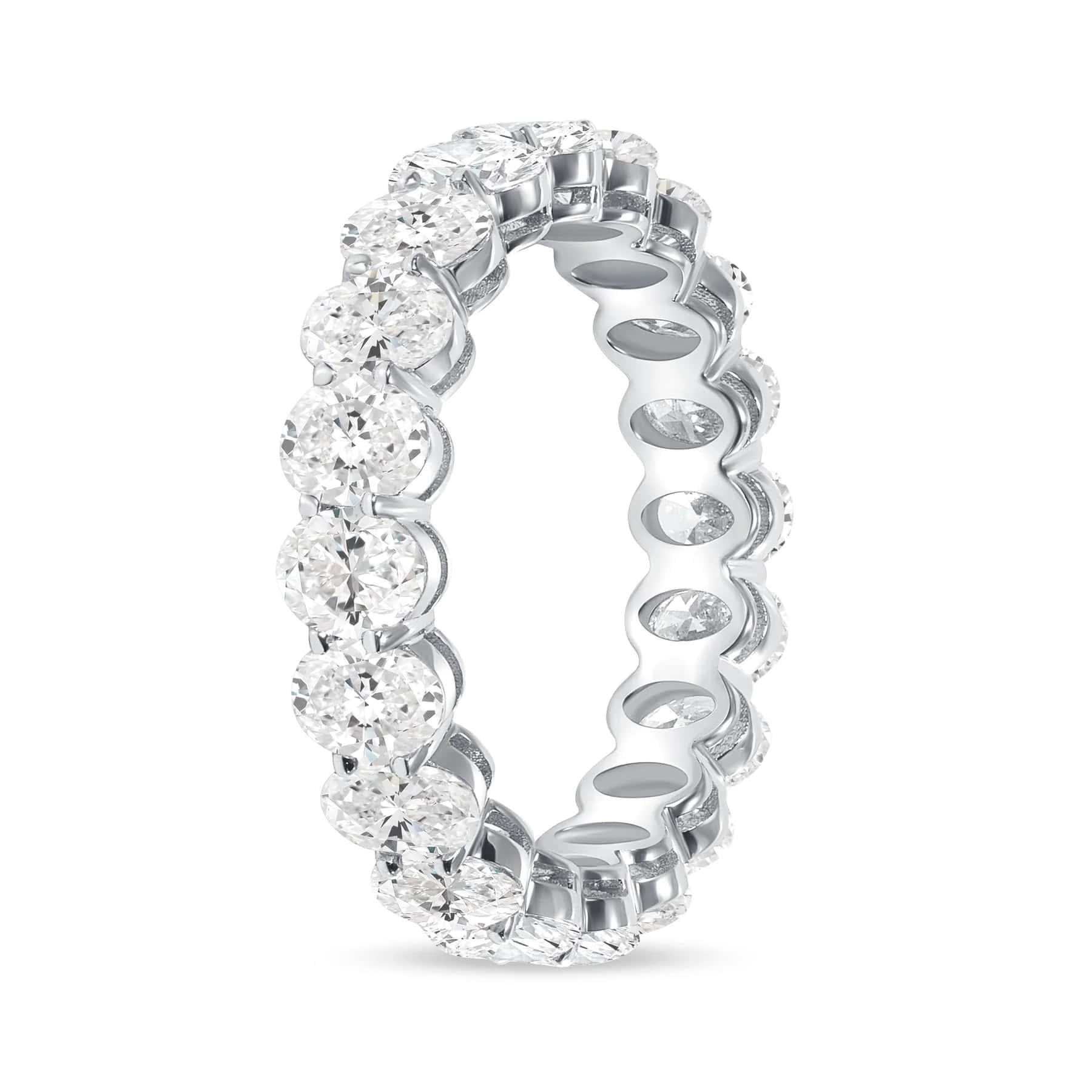 For Sale:  Zariah's Oval Cut Eternity Band Ring 8