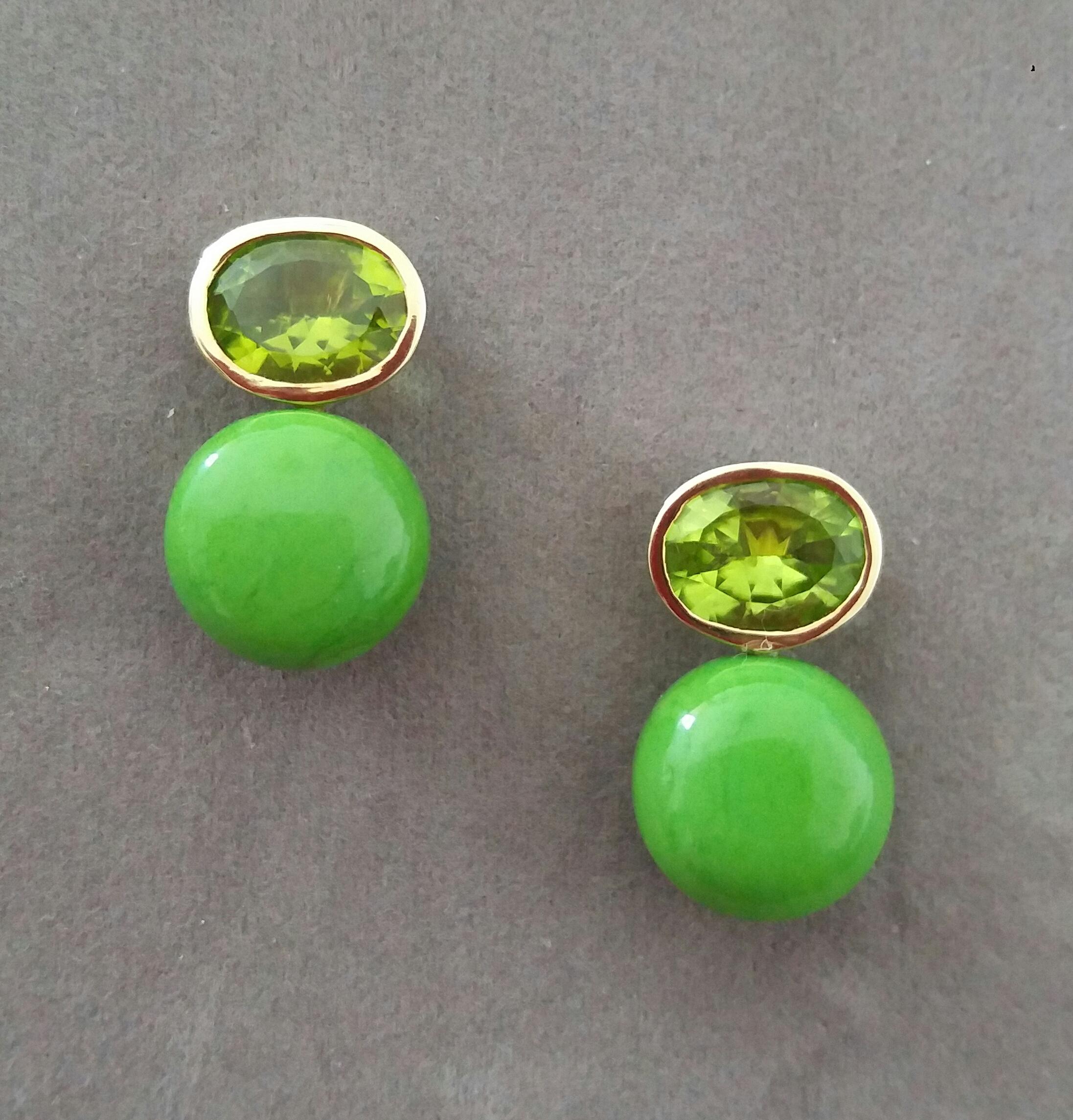 green turquoise stud earrings