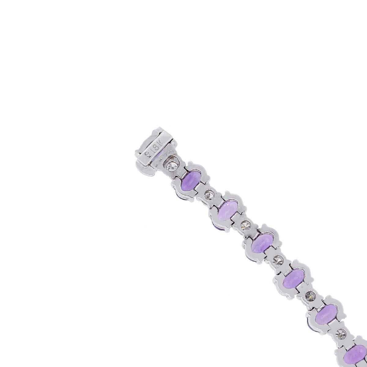 purple diamond bracelet