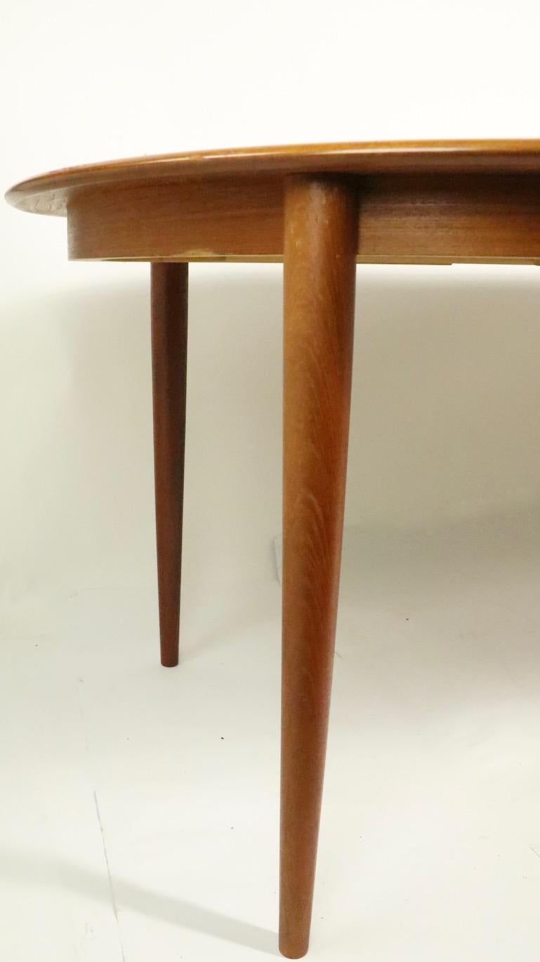 Oval Danish Modern Dining Table by Gudme Mobelfabrik 3