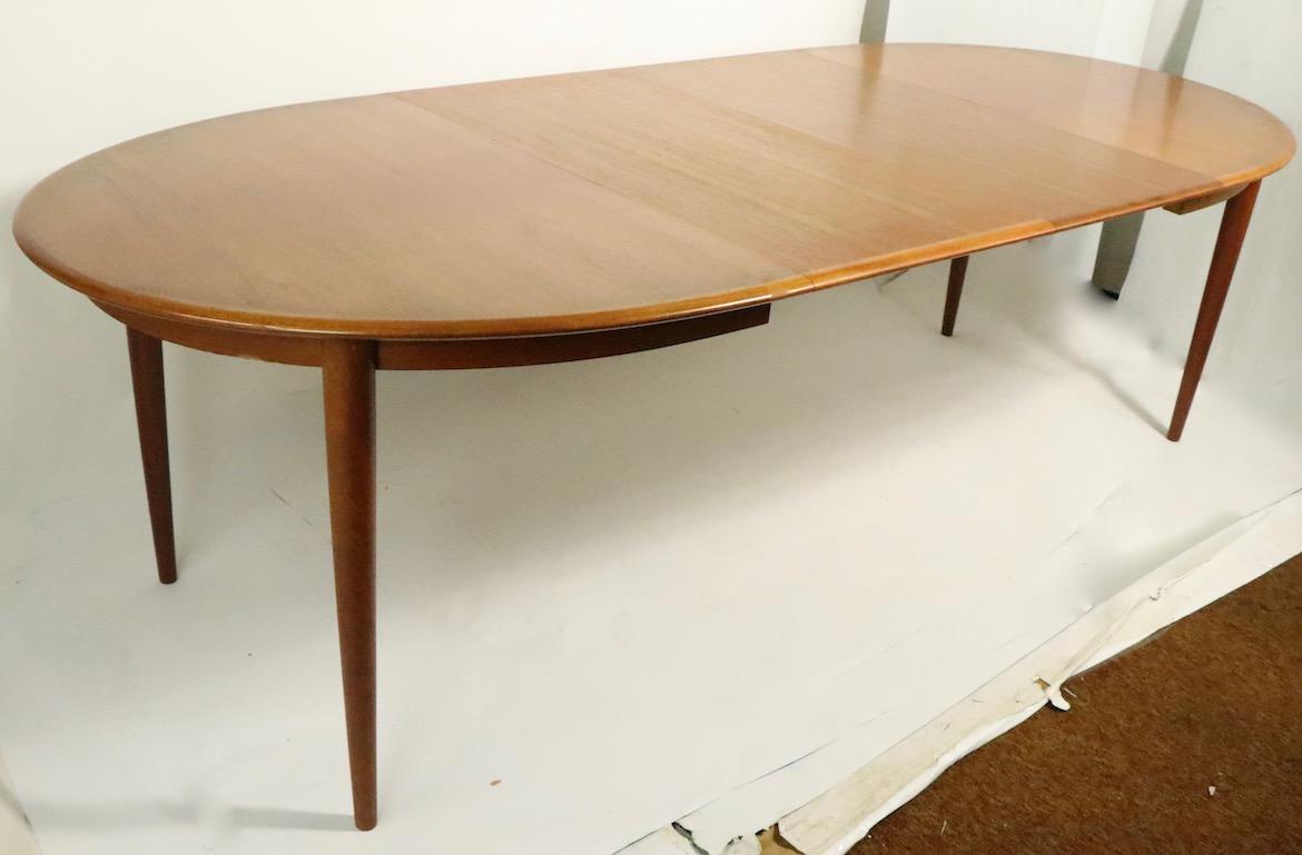 Oval Danish Modern Dining Table by Gudme Mobelfabrik 4