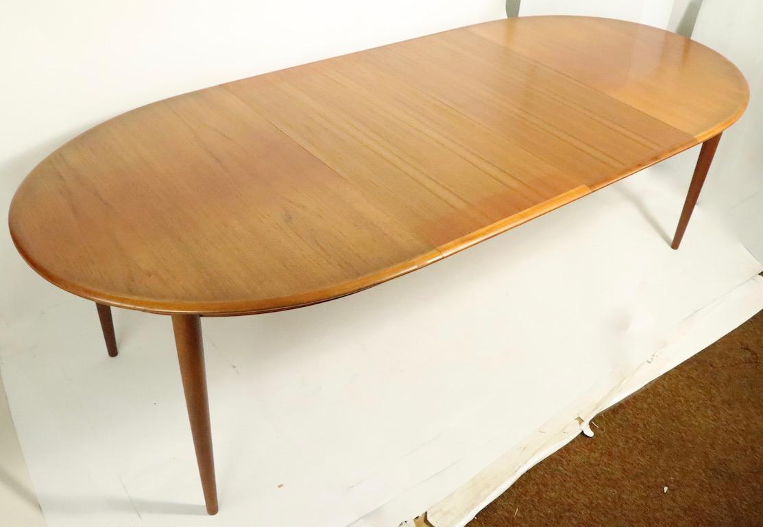 Oval Danish Modern Dining Table by Gudme Mobelfabrik 5