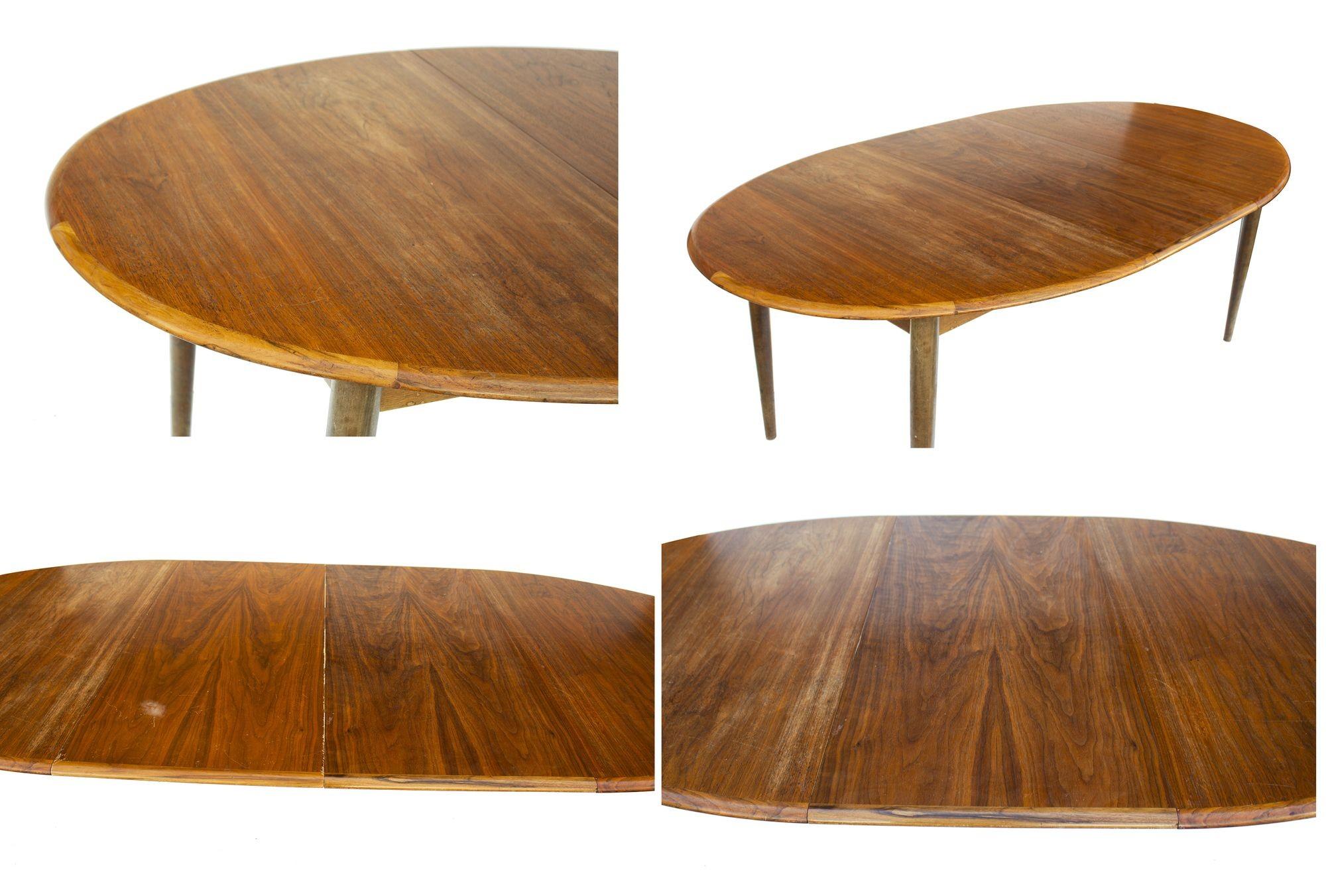 Oval Danish Teak Dining Table with 2 Leaves by Gudme Mobelfabrik 7