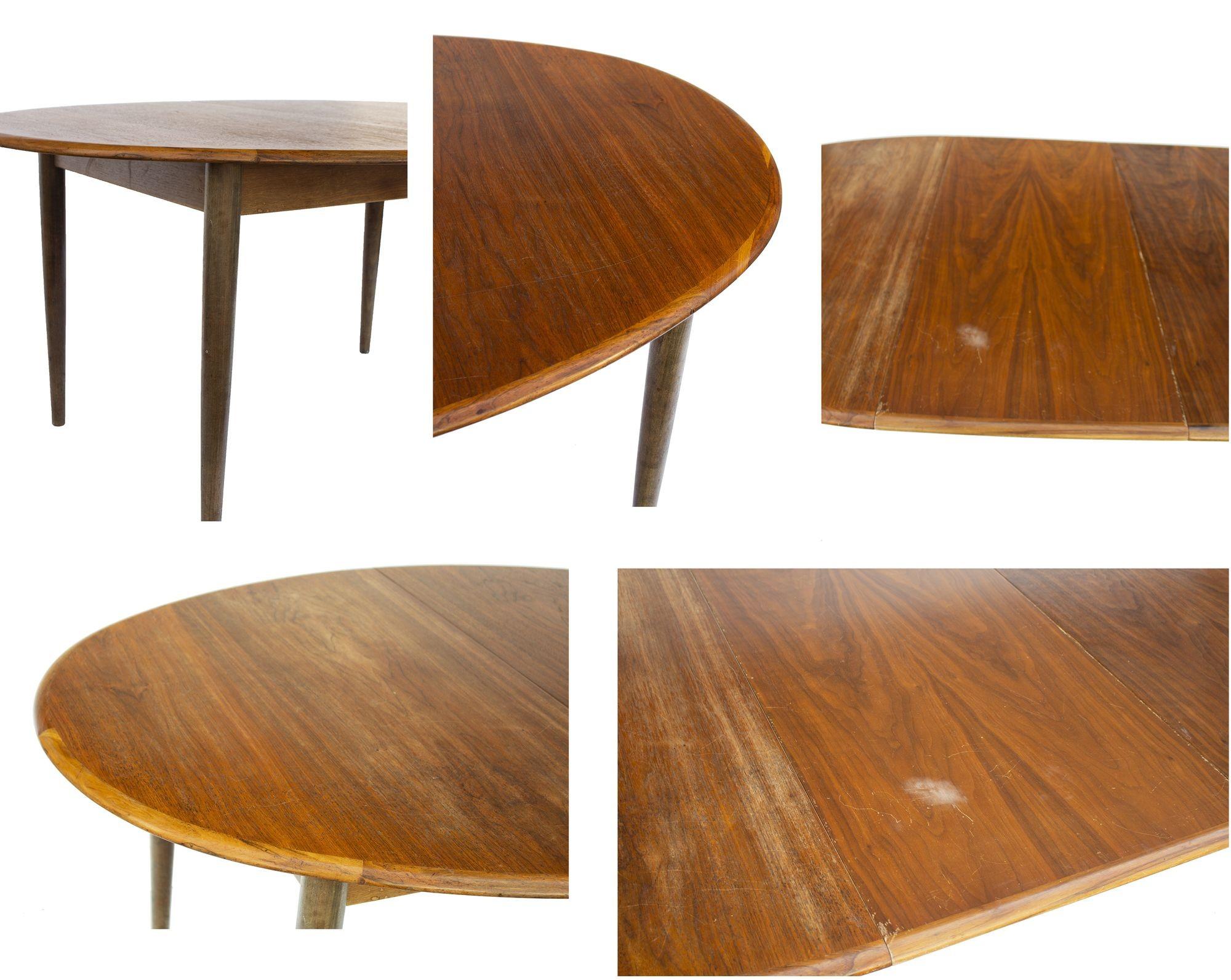 Oval Danish Teak Dining Table with 2 Leaves by Gudme Mobelfabrik 8