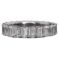 Oval Diamond 3.60 Carat Eternity Band Ring