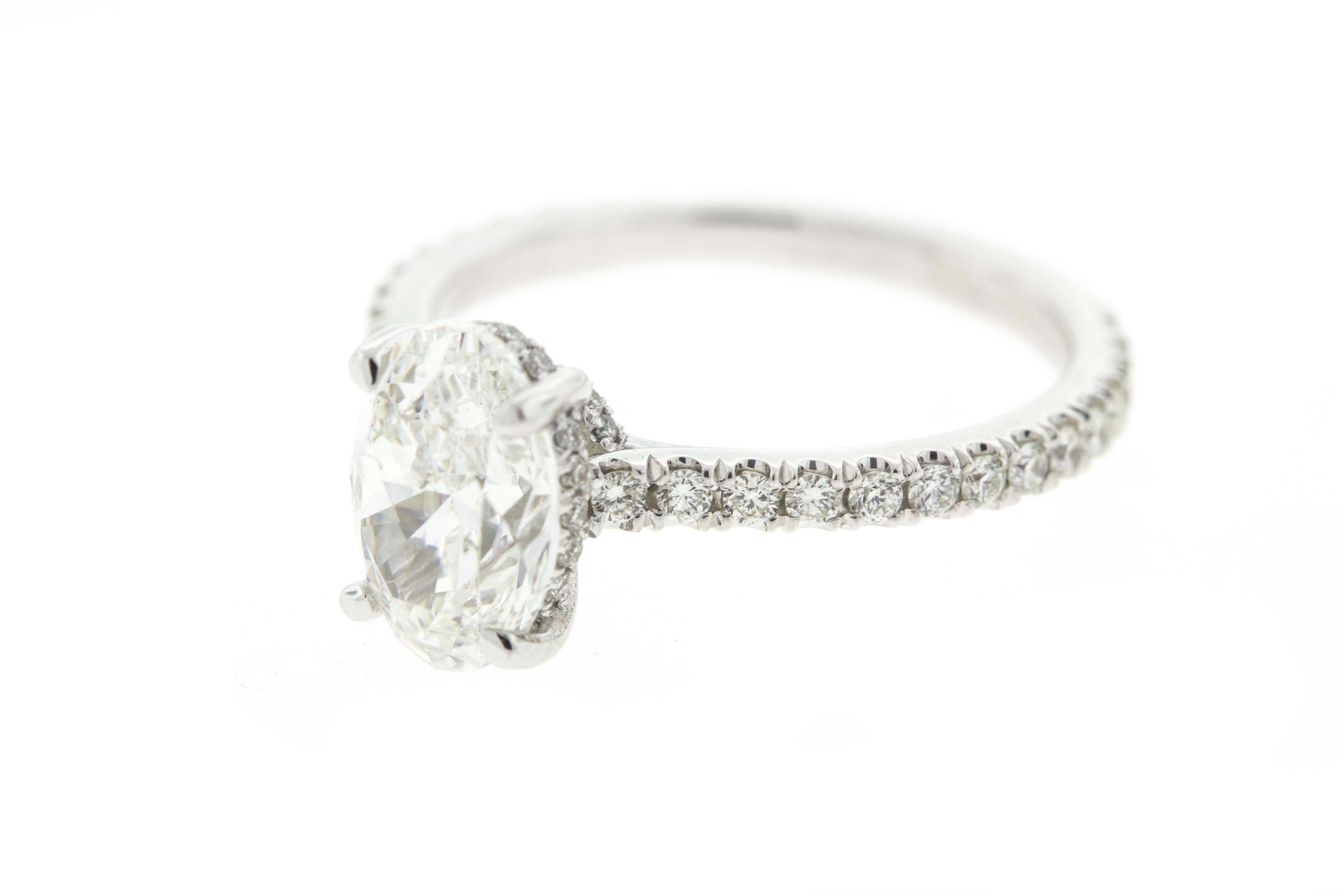 hidden diamond engagement ring