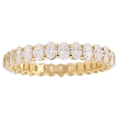 Oval Diamond Eternity Band 1.99 Total Carat