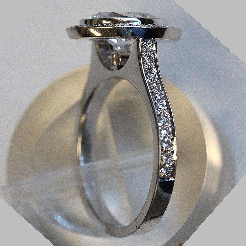 2.4 carat diamond ring