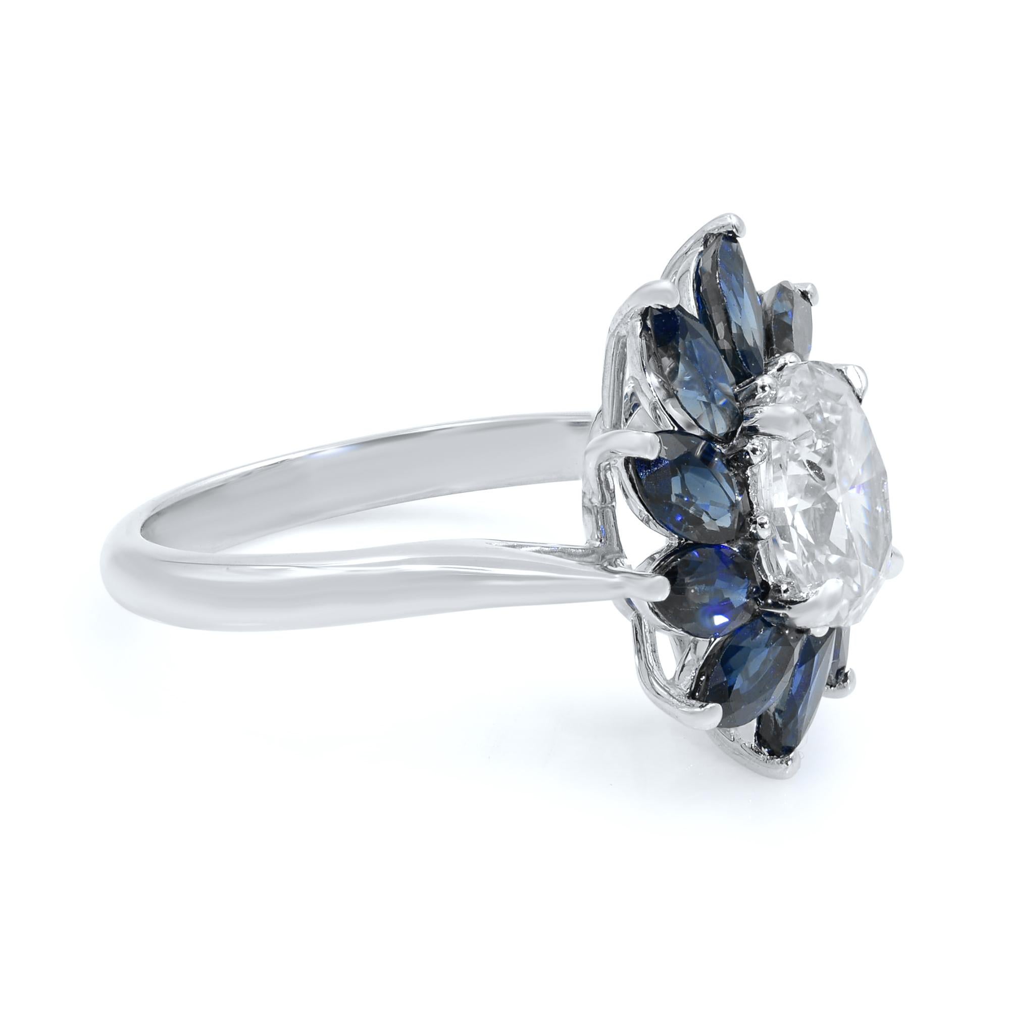 marquise cut sapphire engagement ring