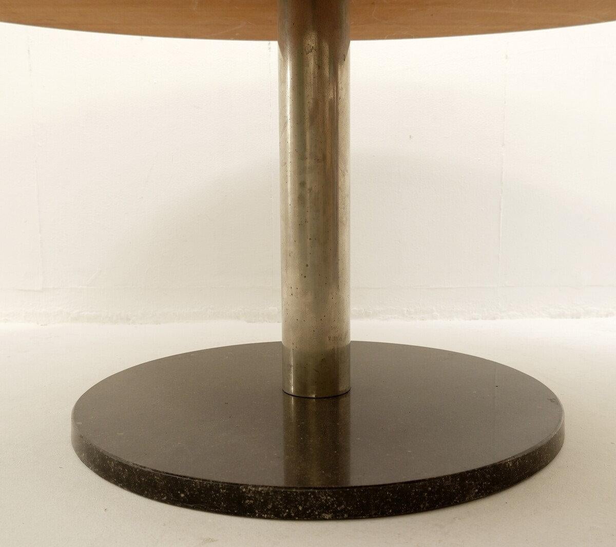 Chrome Table à manger ovale d'Alfred Hendrickx pour Belform, années 1960 en vente
