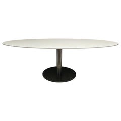 Mid-Century Modern Oval Dining Table by Alfred Hendrickx