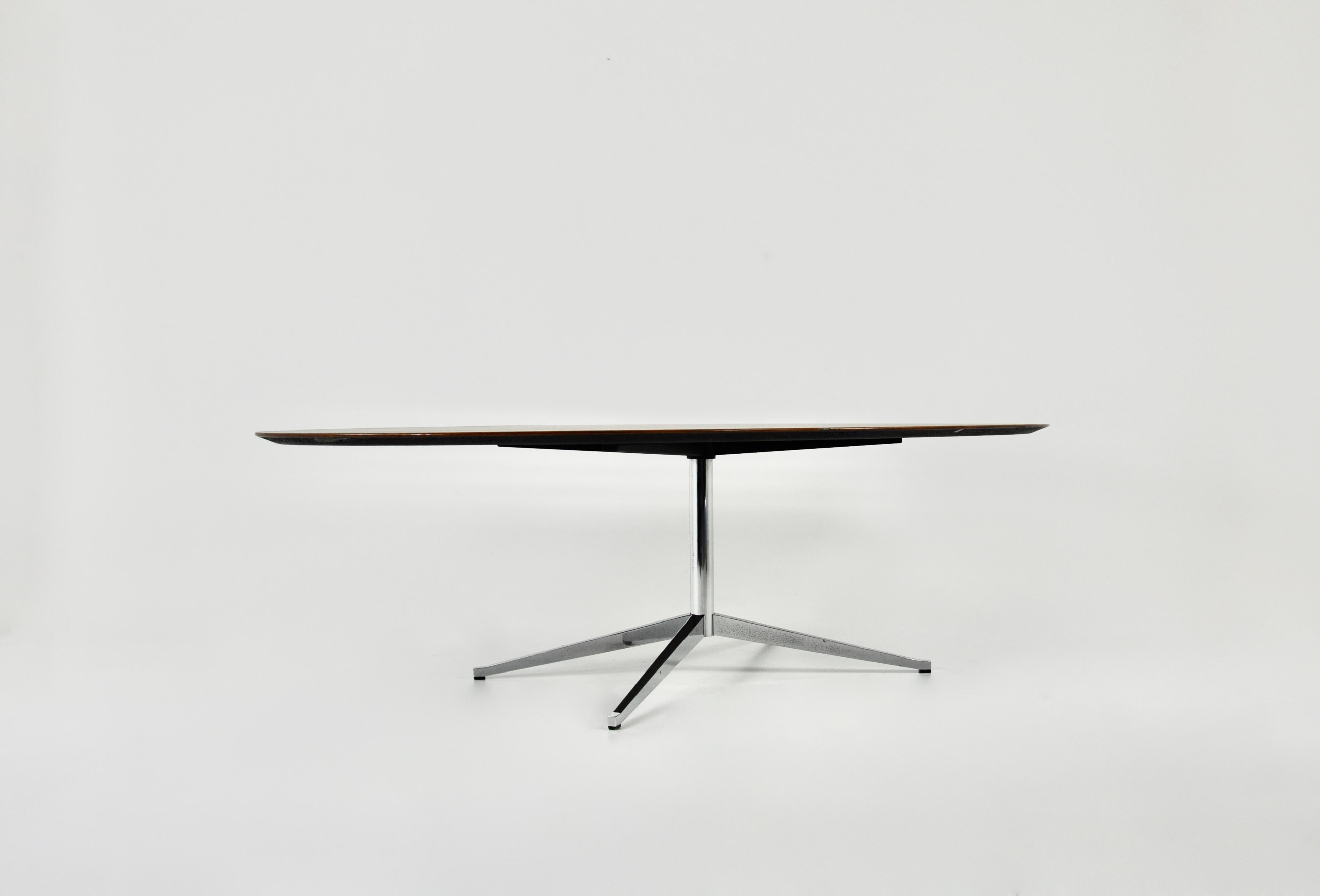 Central American Oval Dining Table by Florence Knoll for Knoll International 1960S