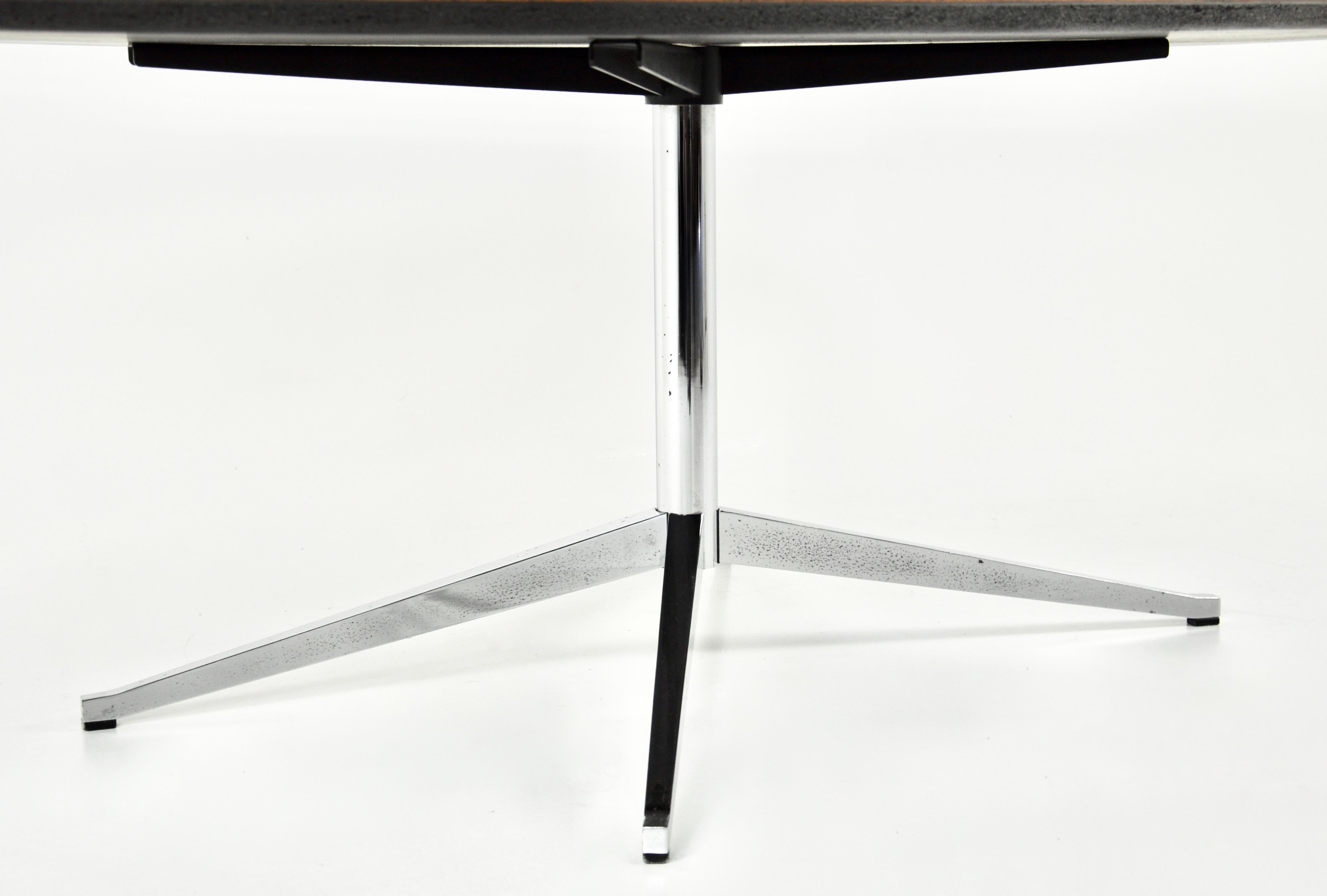 Oval Dining Table by Florence Knoll for Knoll International 1960S 1