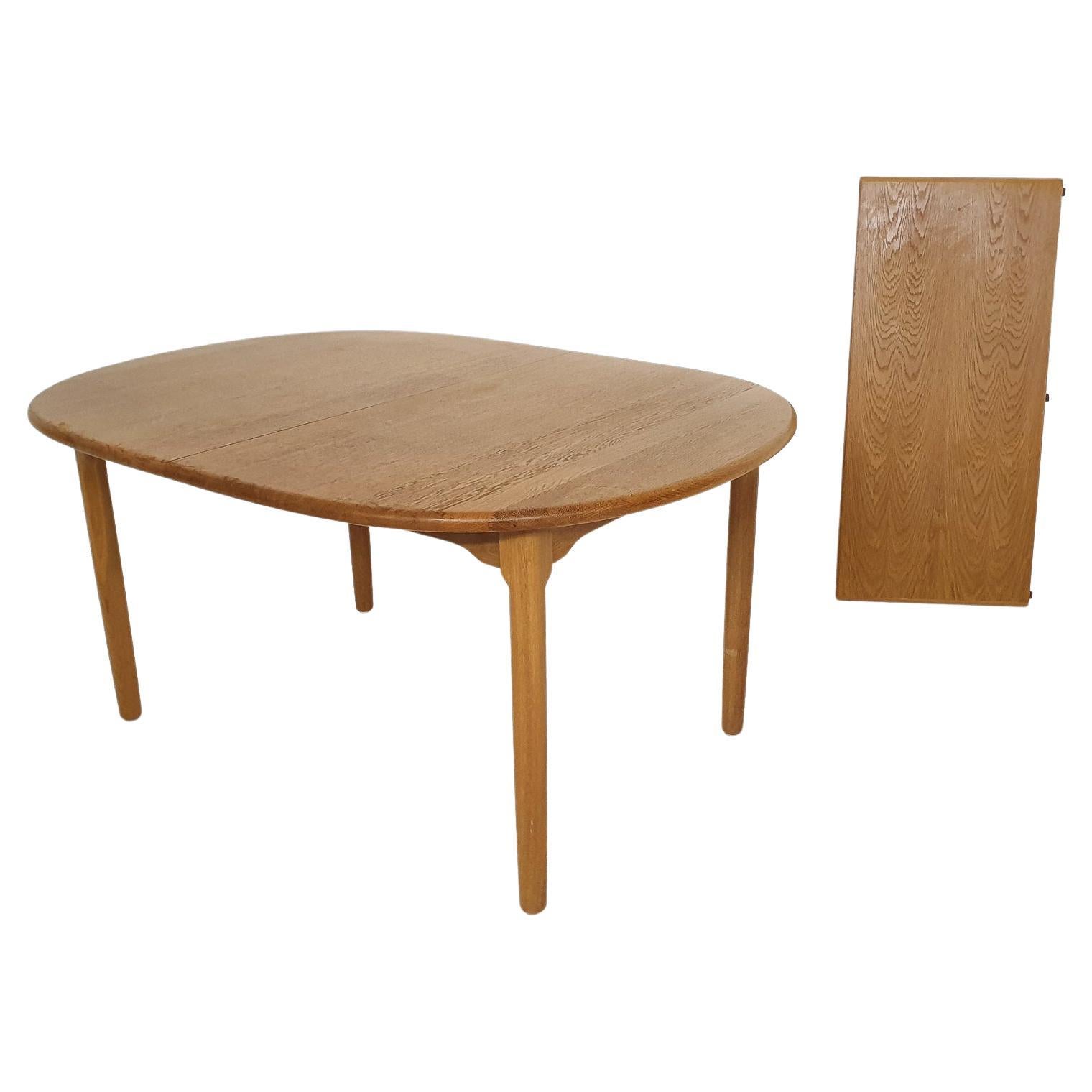 Oval Dining Table by Kurt Ostervig for KP Mobler, Denmark 1980's