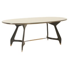 Oval Dining Table by Vittorio Dassi, Italy, 1950's