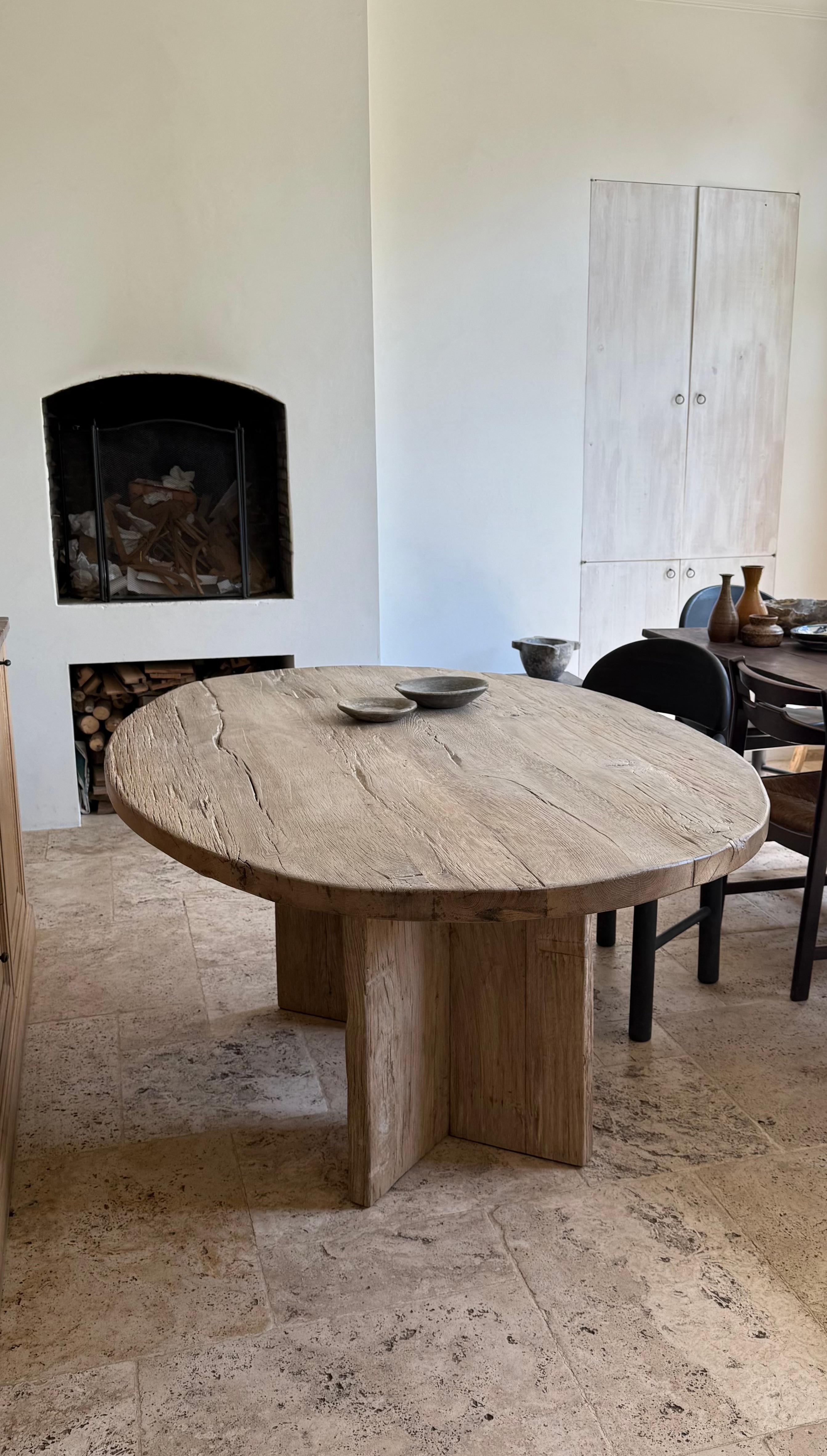Tavolo da pranzo ovale in Wood Oak del XVIII secolo in vendita 3