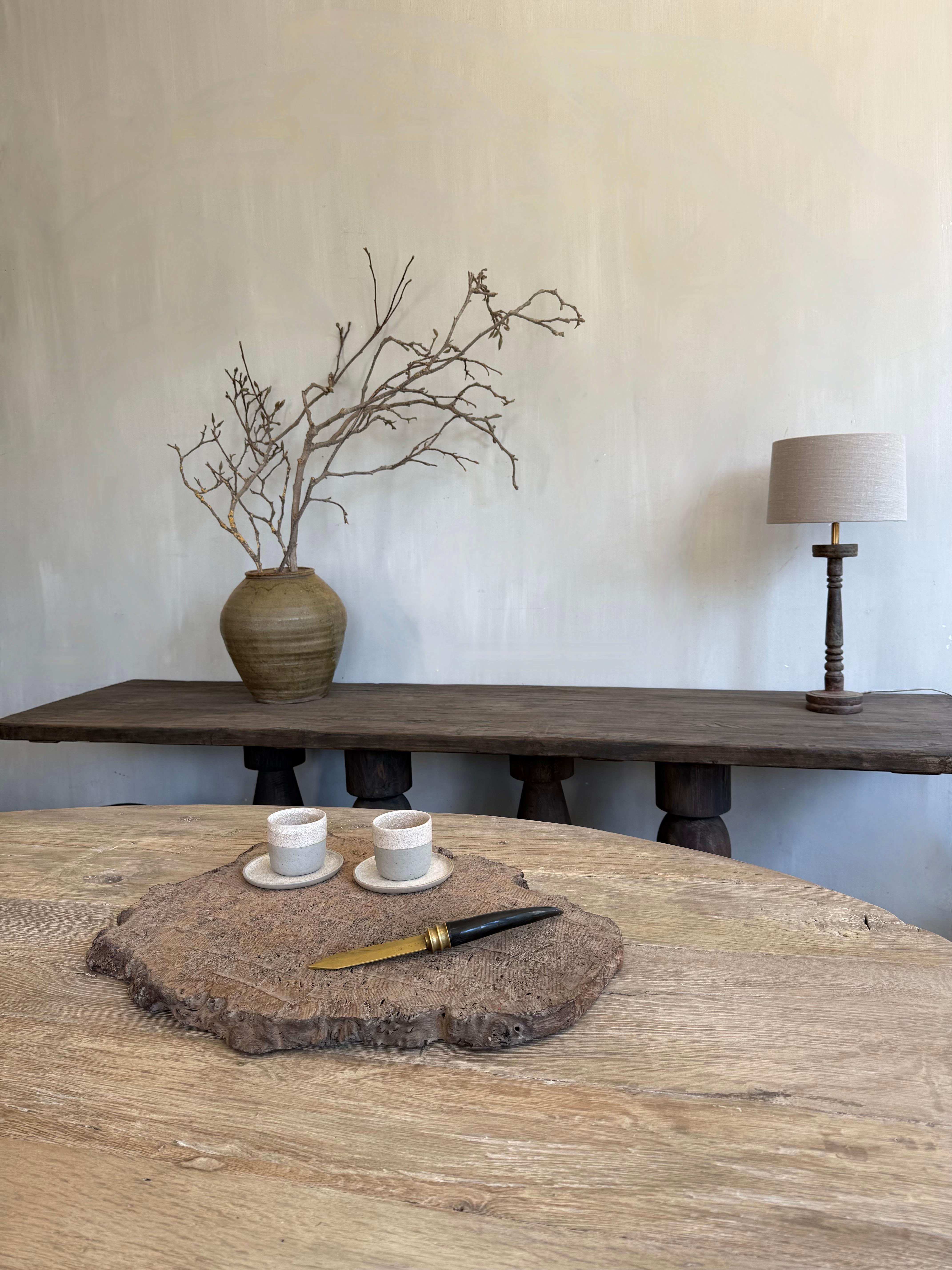 Tavolo da pranzo ovale in Wood Oak del XVIII secolo in vendita 4