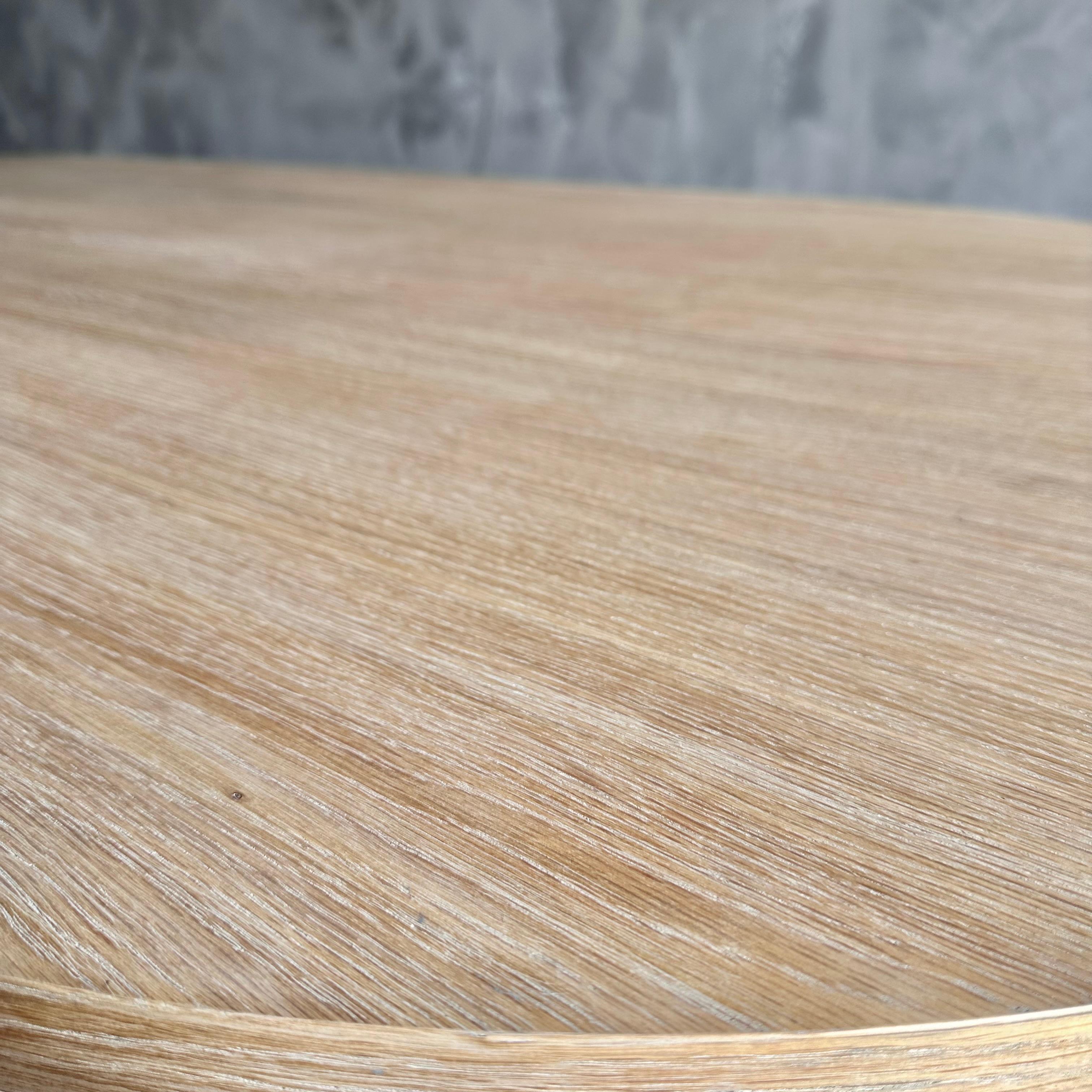Oval Dining Table in Natural White Oak en vente 2