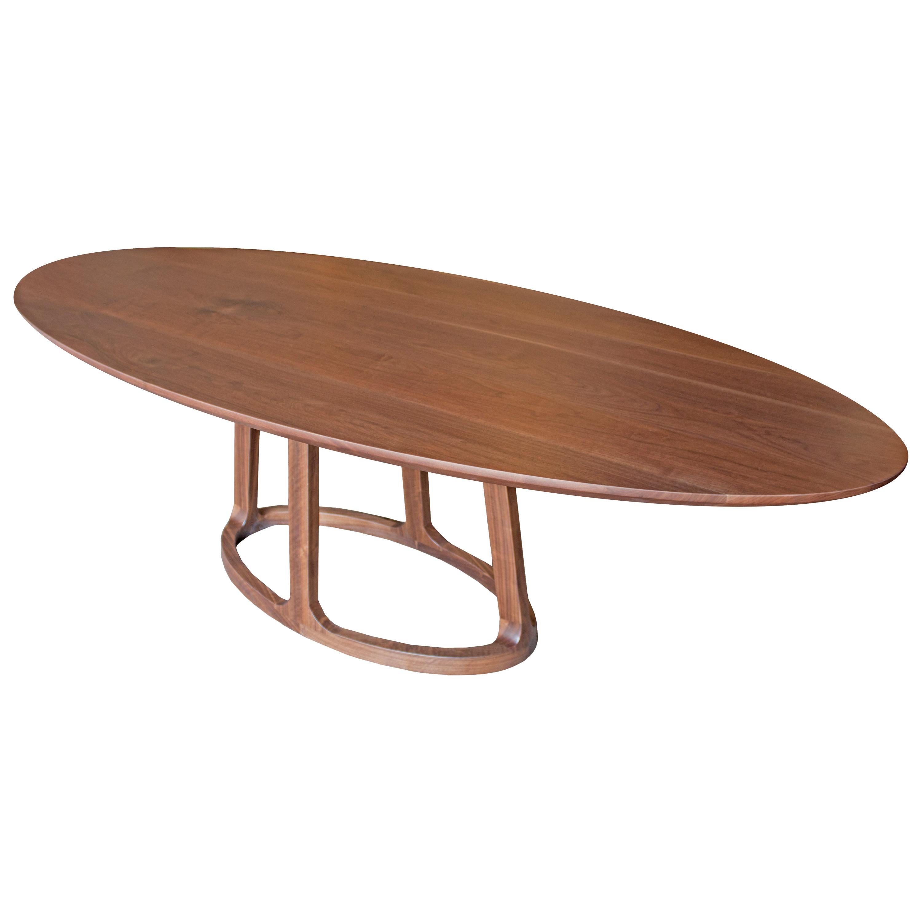 Small Oval Dining Table in Solid Oak For Sale at 1stDibs