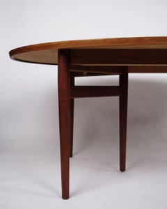 Oval Dining Table In Teak By Arne Vodder For Sibast Furniture Factory From 1960s