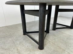 Oval dining table in the manner of Jan Vlug, 1970s