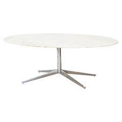 Oval Dining Table Model "2480" Designed by Florence Knoll, Knoll International