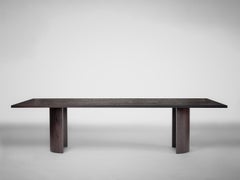 Oval Dining Table, Sculpural Design, Solid European Oak, Aperta Capsule by Mokko