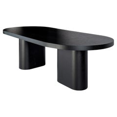 Tavolo da pranzo ovale con piano in Wood disponibile in 8 tonalità di Oak