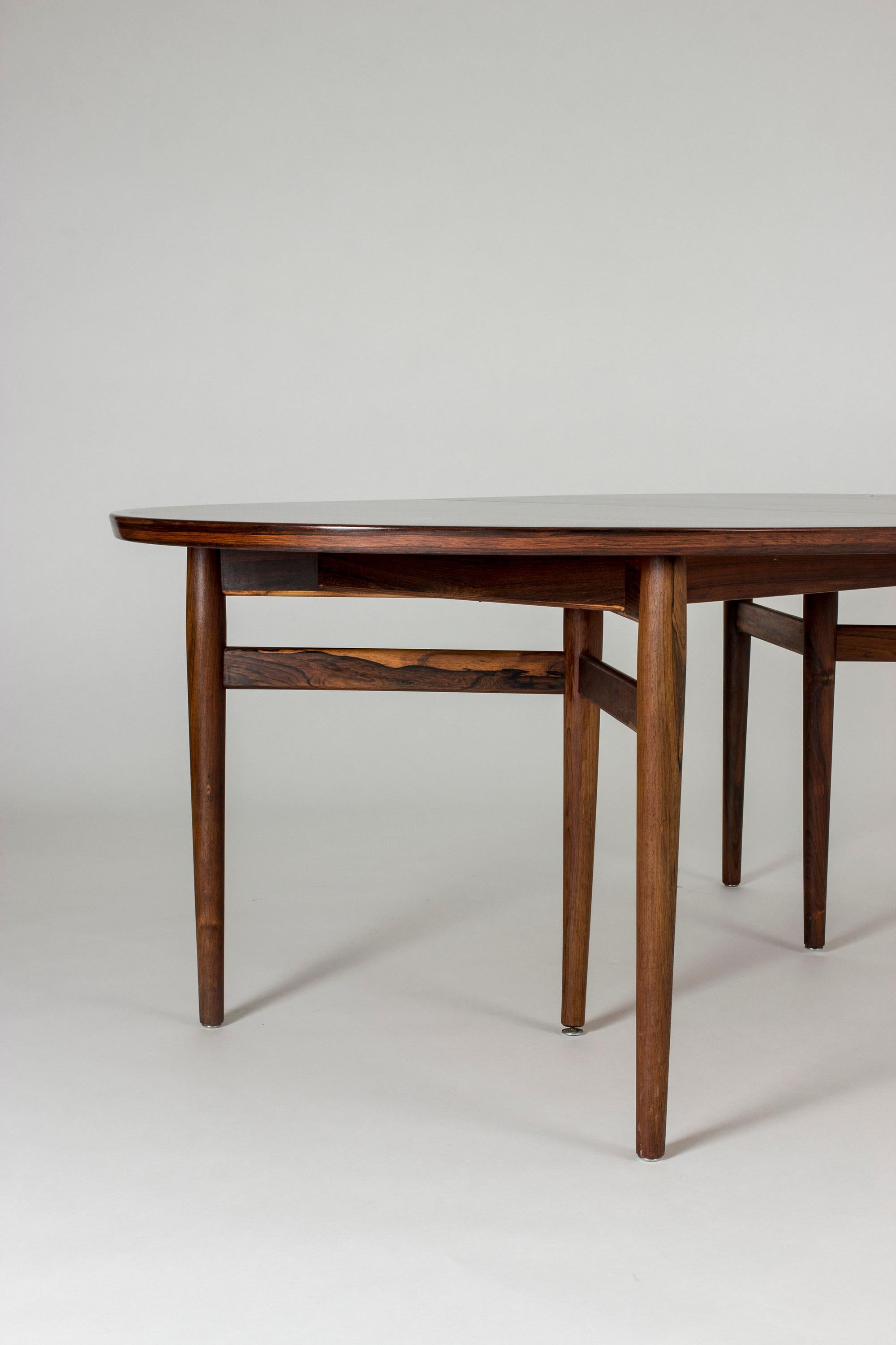 Oval Dining Table with Extension Leaves by Arne Vodder 1