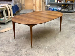 Oval Dining Table with Two Leaves Gio Ponti