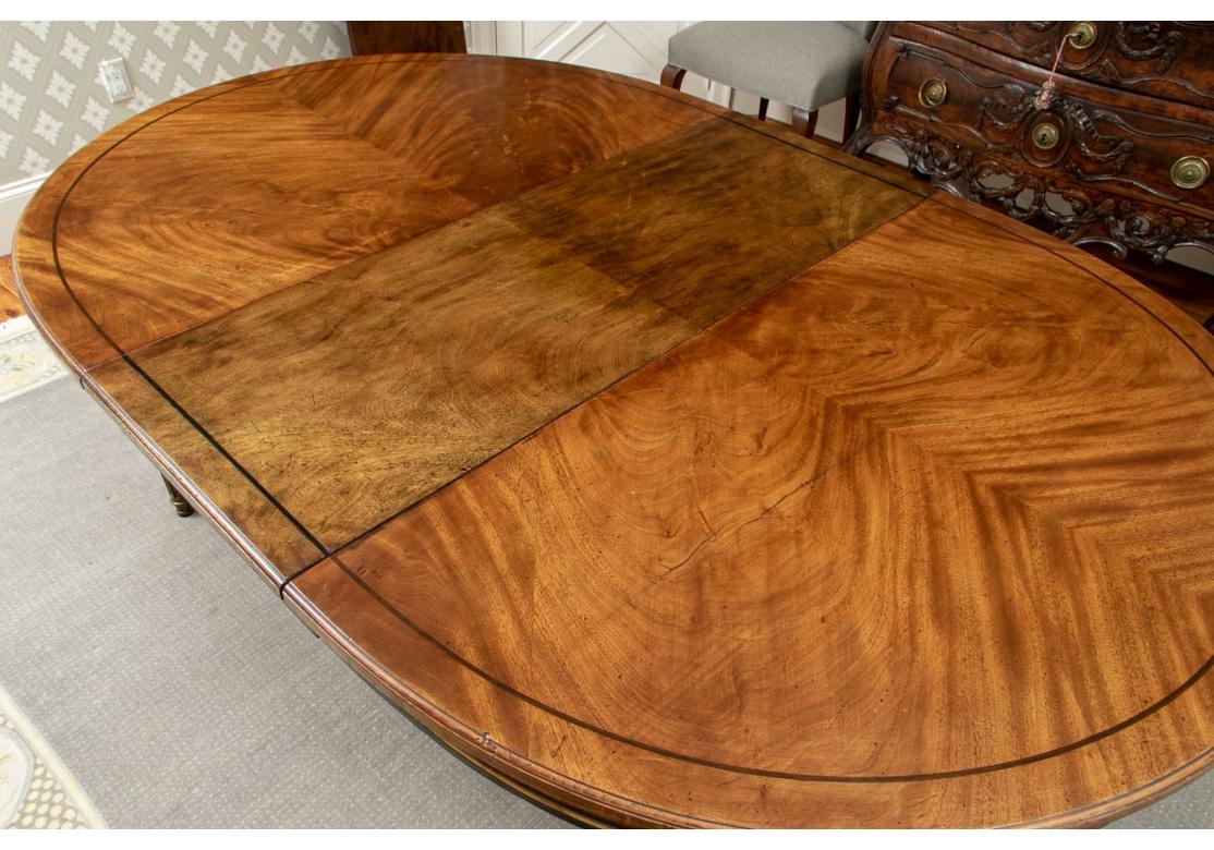 Oval Directoire Style Dining Room Extension Dining Table  For Sale 1