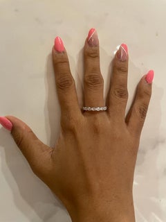 2 Carat Oval East-West Eternity Band 14K Gold