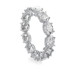 Oval East West Eternity Band