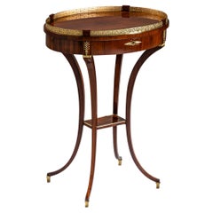Table d'appoint Empire ovale, début du 19e siècle