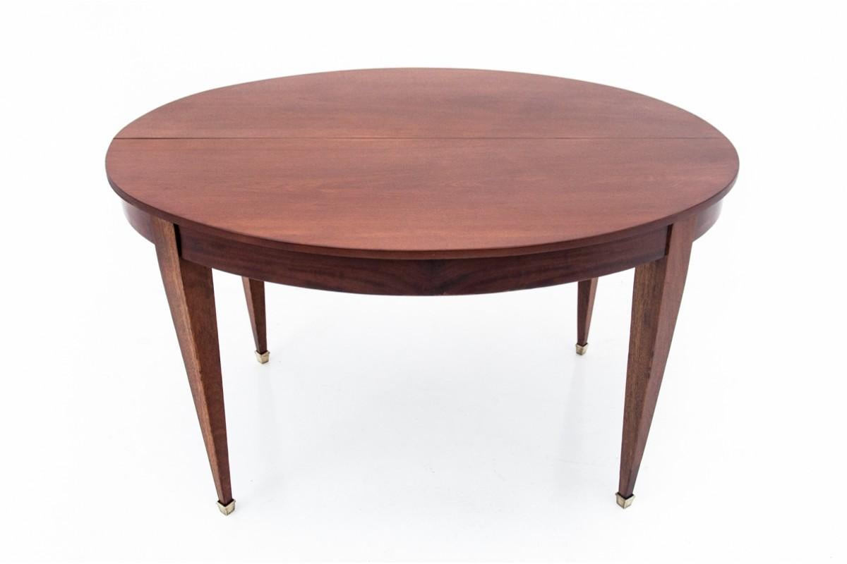 Oval Empire table, France, circa 1880. After renovation. For Sale 3