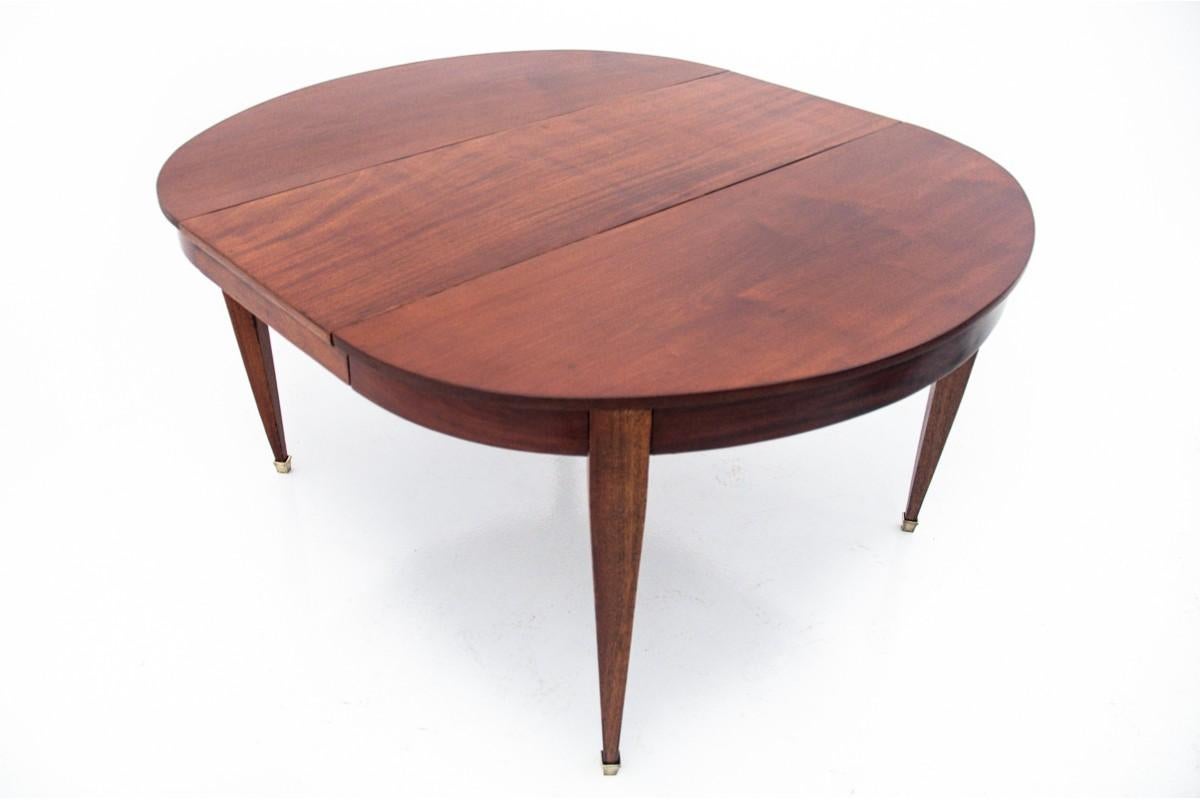 Oval Empire table, France, circa 1880. For Sale 2
