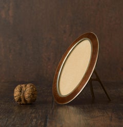 Oval Enamelled Silver Frame, circa 1910