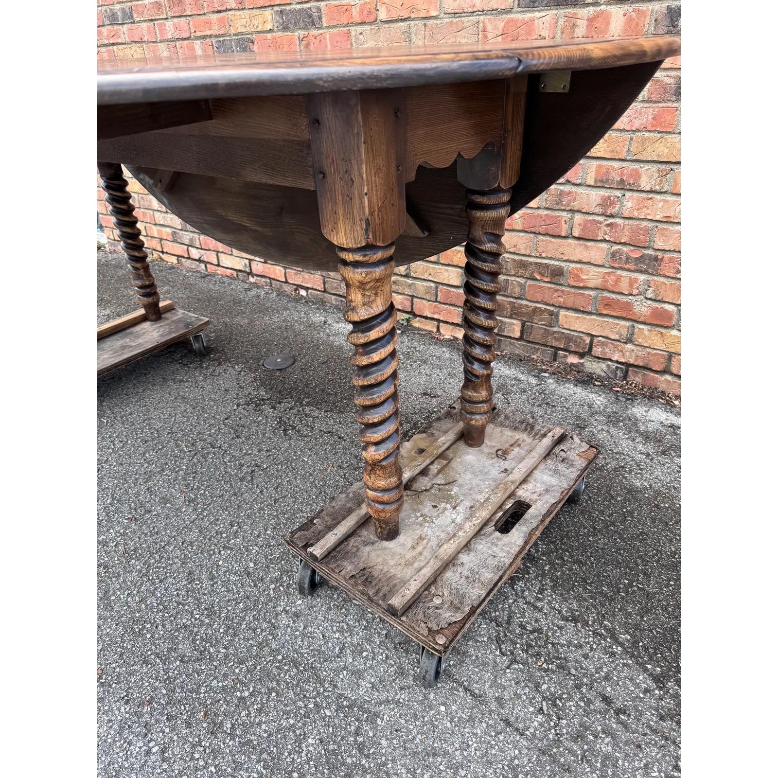 Oval English Dining Table For Sale 1
