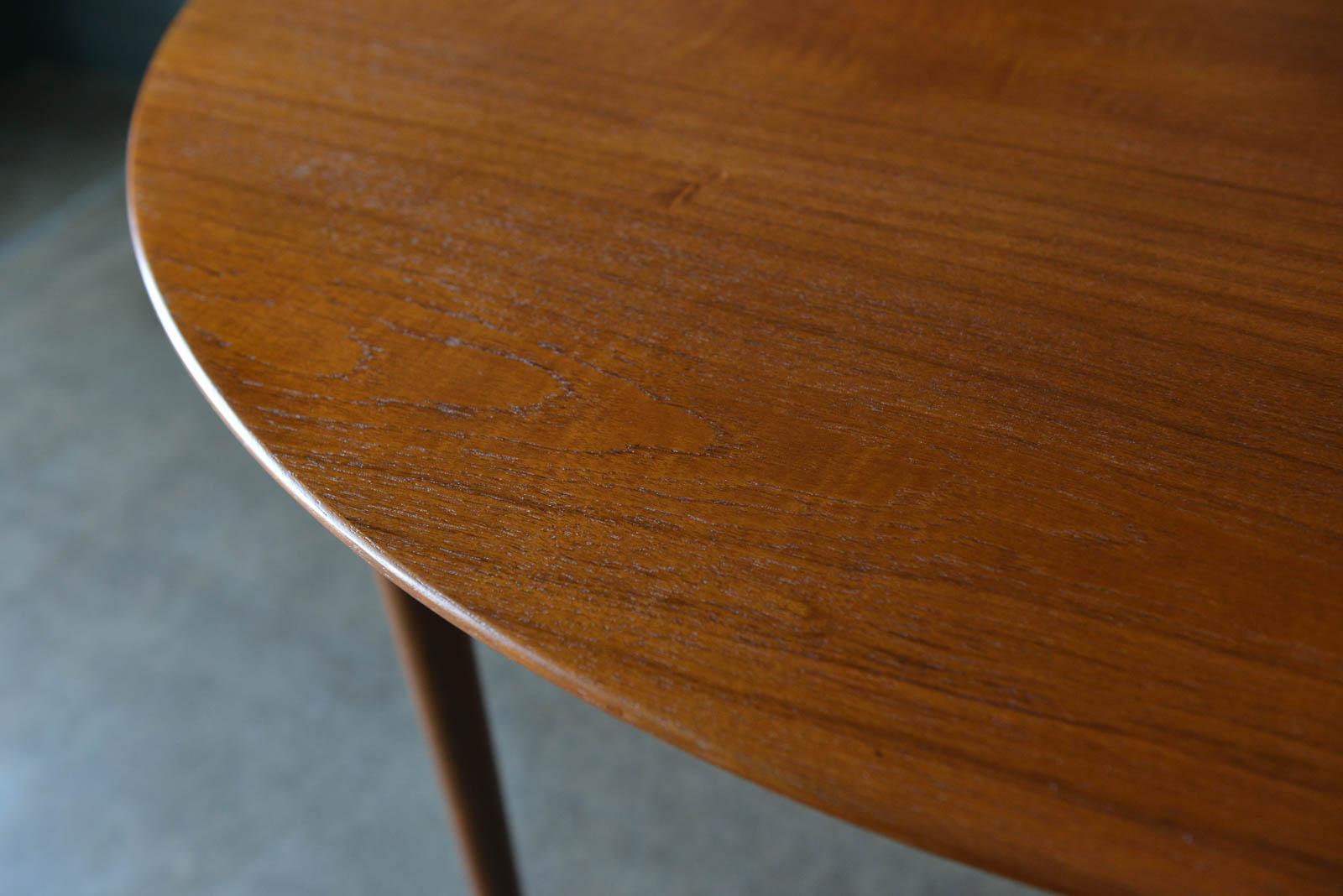 Danish Oval Expandable Dining Table by Niels Moller, circa 1960