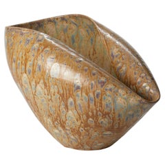 Oval Form with a Desert Dusk Glaze No 108, vessel by Nicholas Arroyave Portela